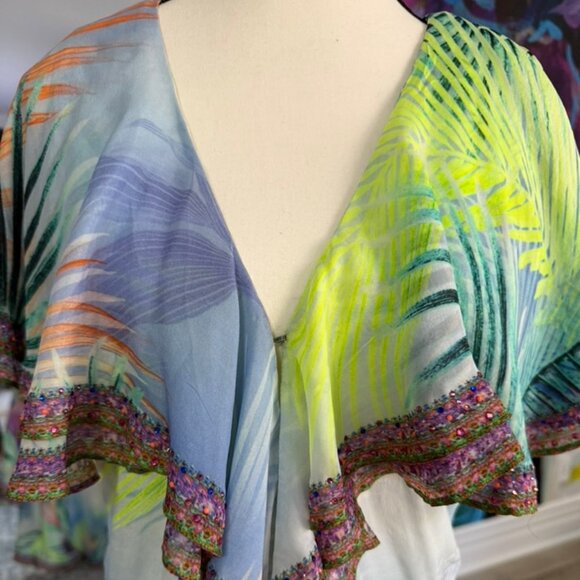 Camilla Frill Sleeve Long Dres, Whats Your Vice - Picture 2 of 5